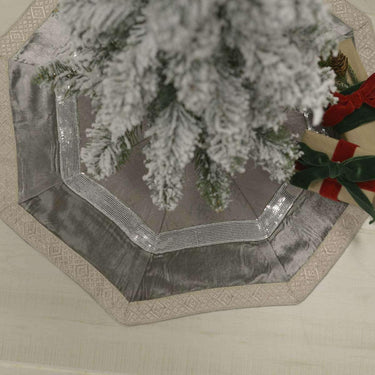 Allura Christmas Tree Skirt 48 VHC Brands - The Fox Decor